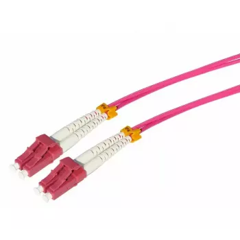 Cable de fibra óptica Tecline 798LL00 LC OM4 0,5 m rosa violeta
