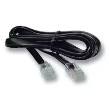 Cable de teléfono EFB Elektronik K2406SW.6 6 m negro