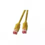 Cable de red EFB Elektronik RJ45 S/FTP Cat6a RJ-45 SF/UTP 7,5 m amarillo