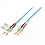 EFB Elektronik O0318.5 Cable de conexión de fibra óptica Duplex, SC-SC, OM4 50/125 µm, LSZH, 5 m, violeta