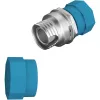 Adaptador de fibra óptica EFB Elektronik 53344.3 FC/PC azul metálico