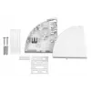 EFB Elektronik 53712.1 Carcasa micro de distribución de empalmes, IP20, RAL 7035