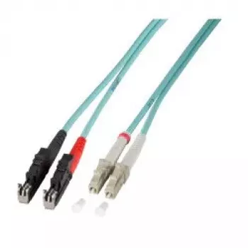 Cable de fibra óptica EFB Elektronik O0341.2 – OM4, 2 m, LC a E-2000 (LSH), 50 µm, violeta