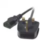 EFB Elektronik EK500.5 Cable de alimentación, UK BS 1363A a C13, 5 m, negro