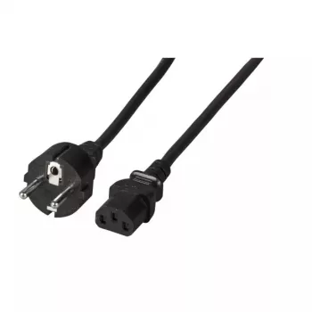 Cable de alimentación EFB Elektronik EK508SW.5 negro 5 m CEE7/7 conector hembra C13