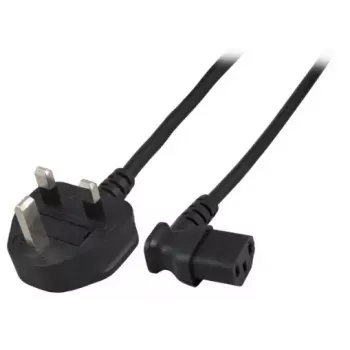 Cable de alimentación EFB Elektronik EK460.1,8 negro 3 m BS 1363/A conector hembra C13