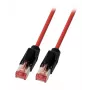 Cable de red EFB Elektronik K8048PUI3 RJ-45 Cat6a 3 m negro rojo