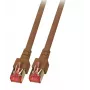 EFB Elektronik K5517.0,15 Cable de conexión RJ-45 Cat6 S/FTP, 0,15 m, marrón