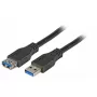 Cable USB EFB Elektronik K5237.1 USB 3.2 Gen 1 1 m negro