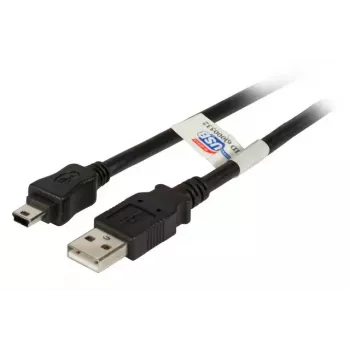 Cable USB EFB Elektronik K5251SW.5 5 m USB A Mini-USB B negro