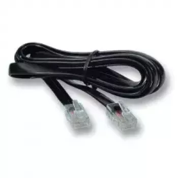 Cable telefónico EFB Elektronik K2402SW.1 1 m negro