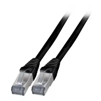 Cable de red EFB Elektronik K5538SW.3 RJ-45 Cat6a 3 m negro