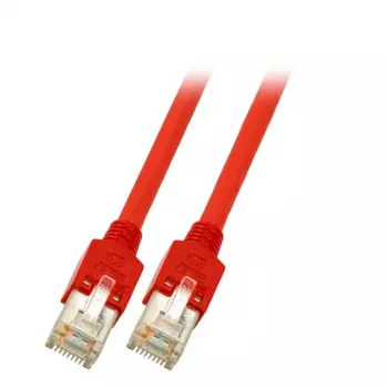 EFB Elektronik K2793.1,5 Cable de conexión Crossover RJ-45 Cat5e SF/UTP, 1,5 m, rojo