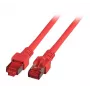 Cable de red EFB Elektronik K5512.50 RJ-45 Cat6 50 m rojo
