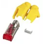 Conector RJ-45 Hirose H7641.5-100, amarillo/rojo, 100 uds.