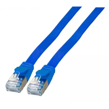 Cable de red EFB Elektronik K5545BL.5 RJ-45 Cat6a 5 m azul