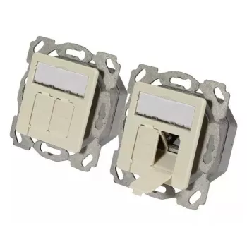 Toma de corriente 2 x RJ-45 EFB Elektronik ET-25130.1V1