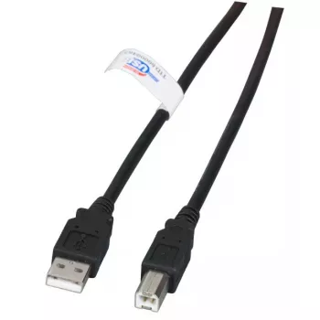 Cable USB EFB Elektronik K5203.1,8 1,8 m USB A USB B negro