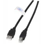 Cable USB EFB Elektronik K5203.3 3 m USB A USB B negro
