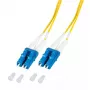 Cable de fibra óptica EFB Elektronik O0350.1-1.2 1 m 2x LC amarillo