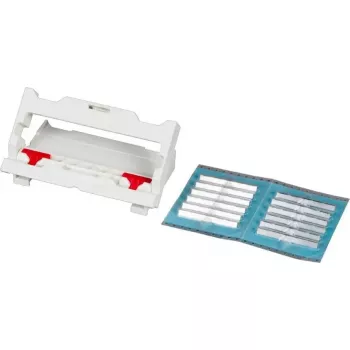 Prensa para protectores de empalme EFB Elektronik 53100.5 con 12 manguitos de protección de empalme a crimpar, prensa de plástico reutilizable