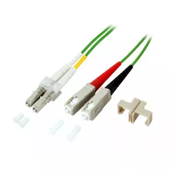 Cable de fibra óptica EFB Elektronik O0323.1OM5 1 m 2x SC 2x LC verde