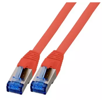 Cable de red EFB Elektronik K5525FRT.25 rojo 25 m Cat6a S/FTP