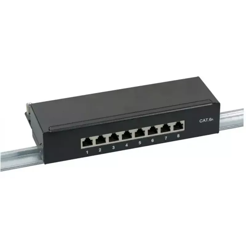 Patch panel EFB Elektronik 37737SW.8 RJ-45 10000 Mbit/s negro 1U