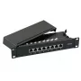 Patch panel EFB Elektronik 37737SW.8 RJ-45 10000 Mbit/s negro 1U