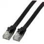 Cable de red EFB Elektronik K5547SW.0,25 RJ-45 Cat6a 0,25 m negro