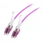 Cable de fibra óptica EFB Elektronik DJP-LCLCOM4-UNI-5 5 m LC violeta