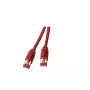 Cable de red EFB Elektronik K8052.50 RJ-45 Cat6a 50 m rojo