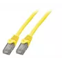 EFB Elektronik K8104GE.0,25 Cable patch RJ-45 Cat6 U/UTP, 0,25 m, amarillo