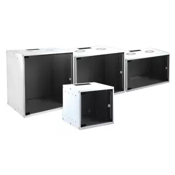 Rack de servidor/red de montaje en pared EFB Elektronik WGB-1912WS.45 12U blanco, carga máx. 80 kg