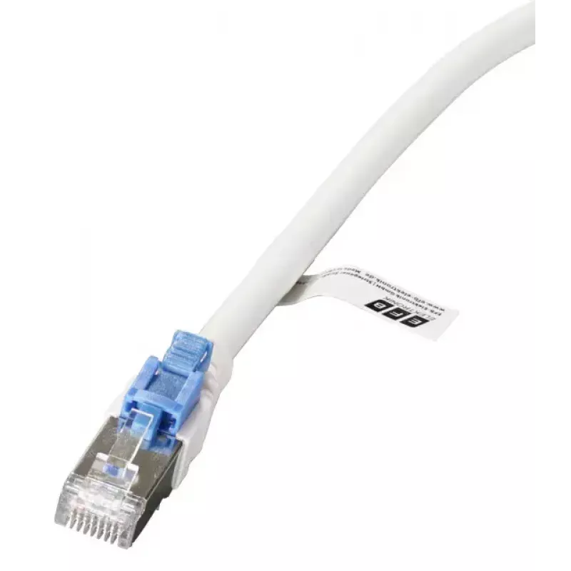 Cable de red EFB Elektronik K5539WS.1 Cat6a S/FTP (S-STP) blanco 1 m RJ-45