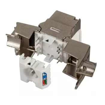 Módulo keystone EFB Elektronik E-20092 plano plateado RJ-45