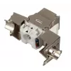 Módulo keystone EFB Elektronik E-20092 plano plateado RJ-45