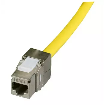 Módulo keystone EFB Elektronik E-20092 plano plateado RJ-45