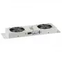 EFB Elektronik 691656GR Unidad de ventilación doble con termostato para armarios de pared, IP55, gris (RAL 7035)