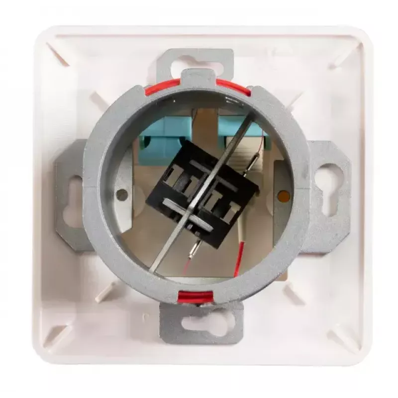 Toma de datos FTTH empotrable EFB Elektronik FTTH-OUTLET-SC-OM3 blanco