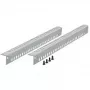Guía de rack EFB Elektronik 691676.15, carcasa de acero, plateado, ancho 735,5 mm