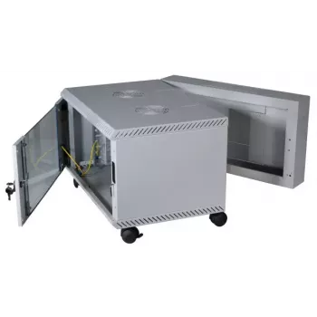 EFB Elektronik 691618VGR.60 caja de pared de 19 pulgadas 18U, 600 mm de profundidad, gris claro (RAL7035)