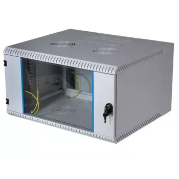 EFB Elektronik 691618VGR.60 caja de pared de 19 pulgadas 18U, 600 mm de profundidad, gris claro (RAL7035)