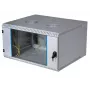 EFB Elektronik 691618VGR.60 Armario de pared de 19 pulgadas 18U, 600 mm de profundidad, gris claro (RAL7035)