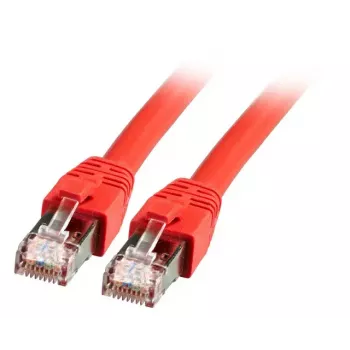 Cable de red EFB Elektronik K5528RT.5 rojo 5 m Cat8.1 S/FTP