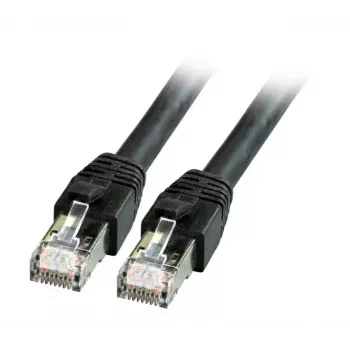 Cable de red EFB Elektronik RJ45 patch Cat8.1 7,5 m negro