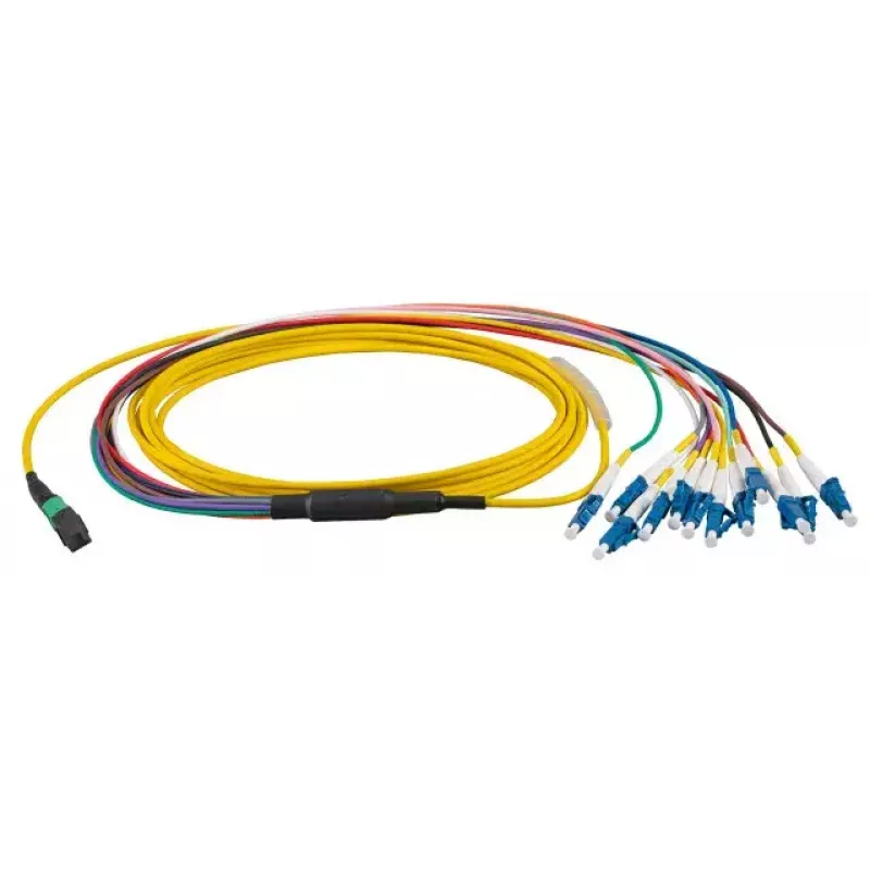 Cable de fibra óptica EFB Elektronik MTPF12LCOS2-1 1 m