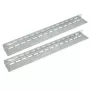 Raíl para rack EFB PRO-SGL10 – acero 25 mm × 750 mm × 55 mm, plateado, pack de 2