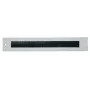 EFB Elektronik PRO-SOB06B Panel de zócalo para rack con cepillo, 600 mm, negro (RAL 9005)