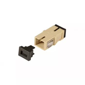 Adaptador de fibra óptica SC/PC EFB Elektronik 53513.1OM5 verde claro